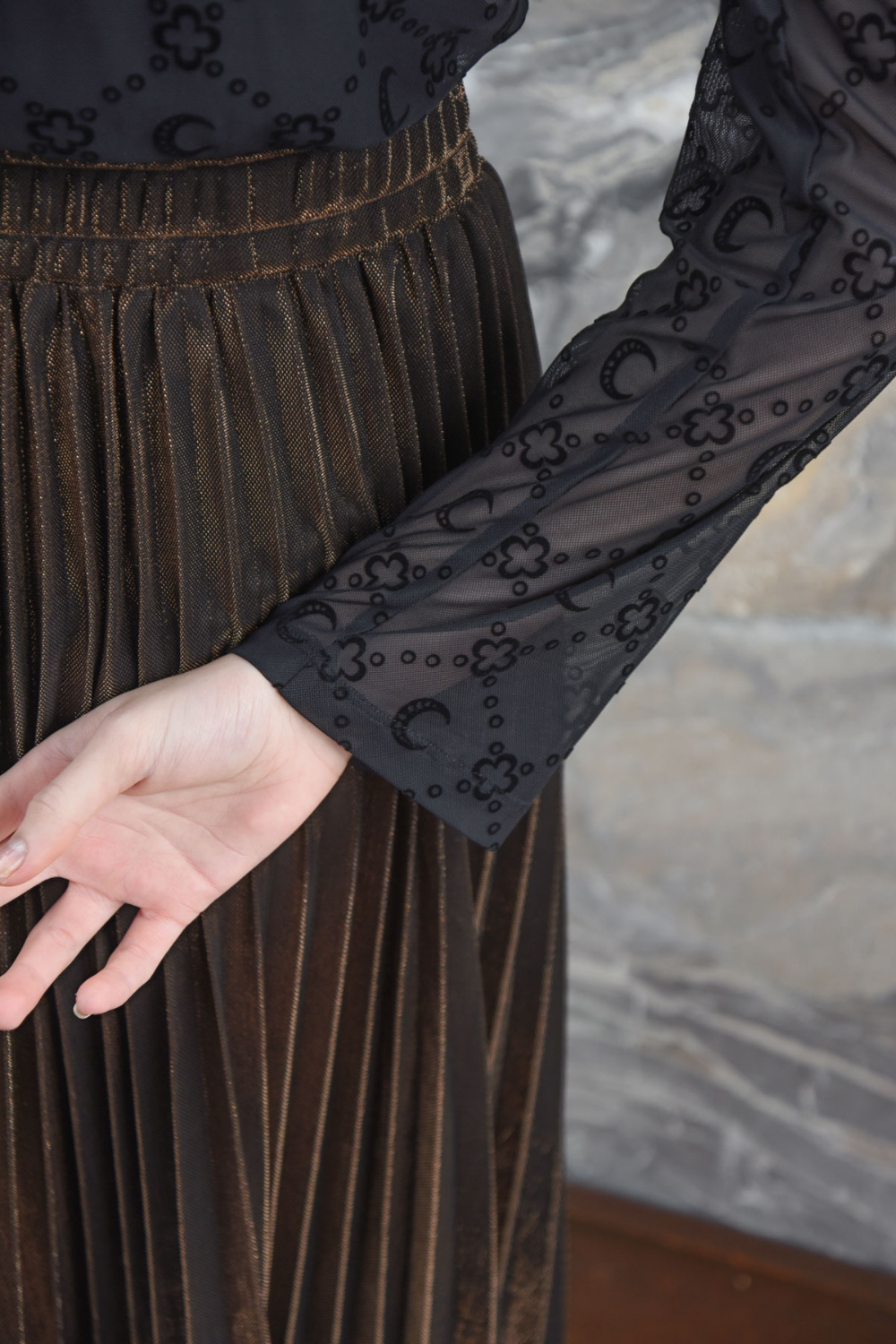 Curate Forever Long Skirt Bronze Pre-Order