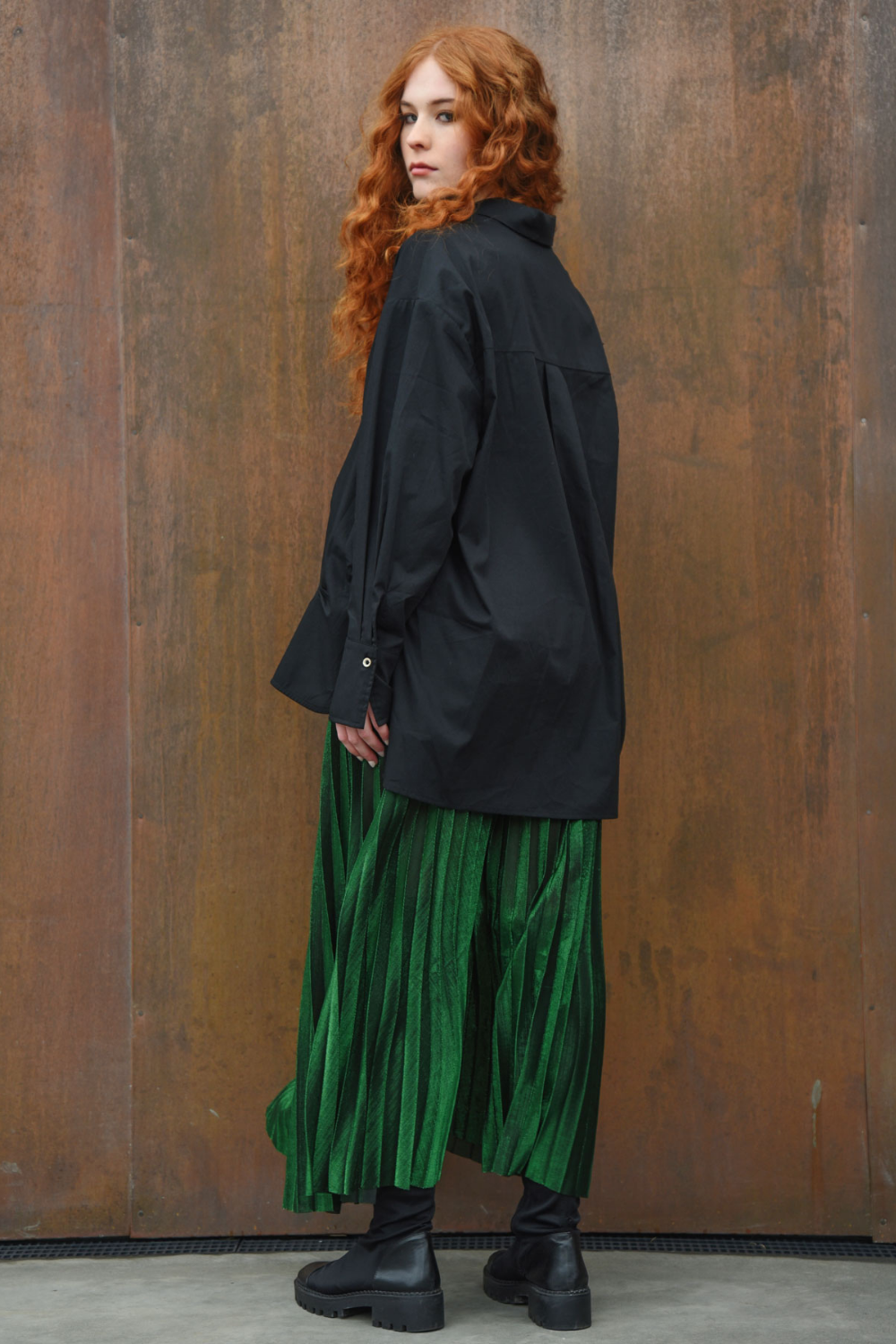 Curate Forever Long Skirt Green Pre-Order