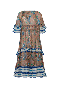 Cooper Frillionaire Dress Multi Paisley Pre-Order