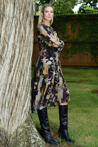 Curate Frock Star Dress Black Gold Pre-Order