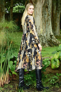 Curate Frock Star Dress Black Gold Pre-Order