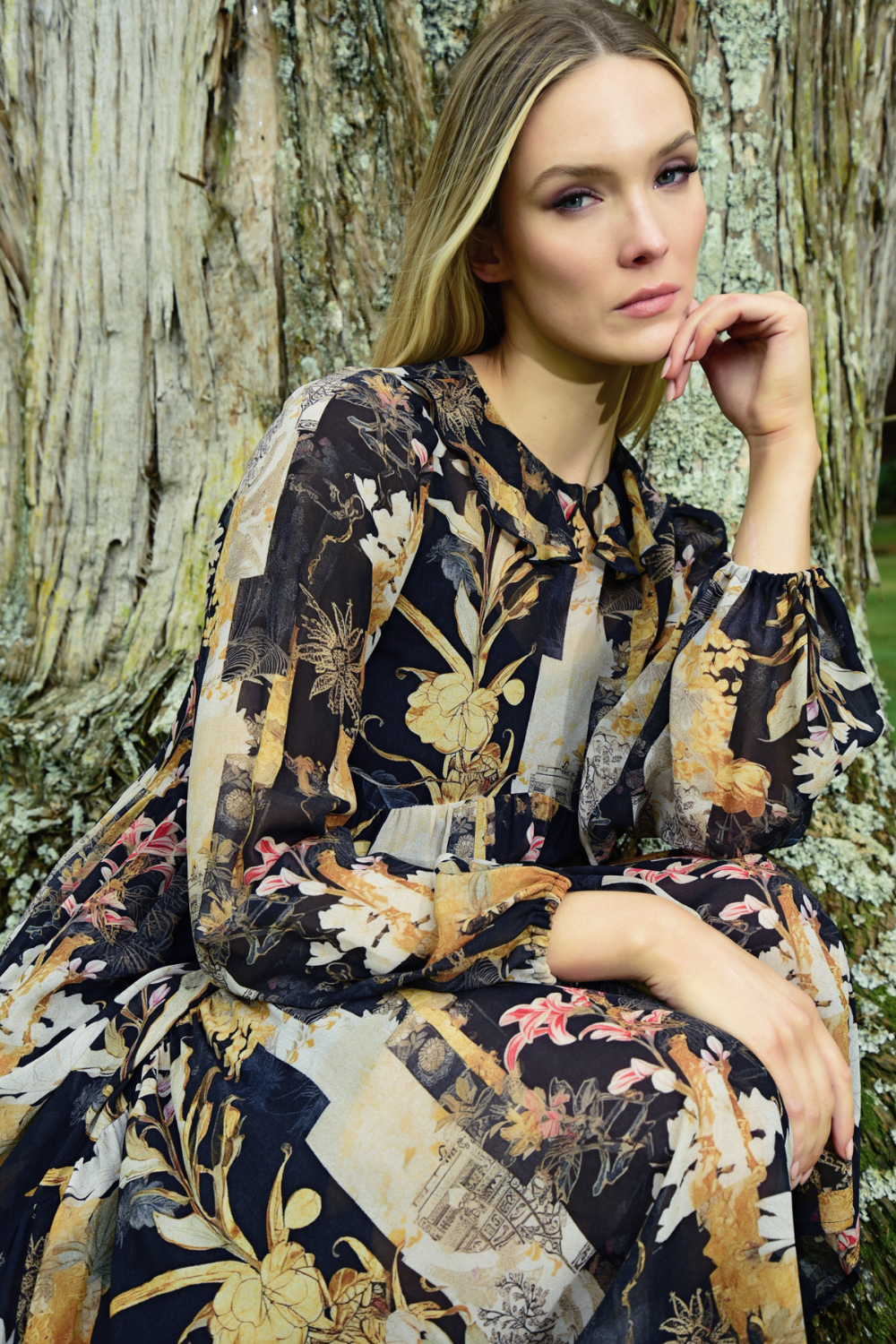 Curate Frock Star Dress Black Gold Pre-Order