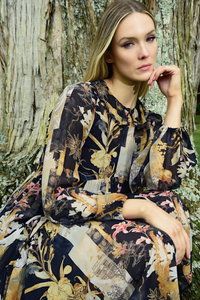 Curate Frock Star Dress Black Gold Pre-Order
