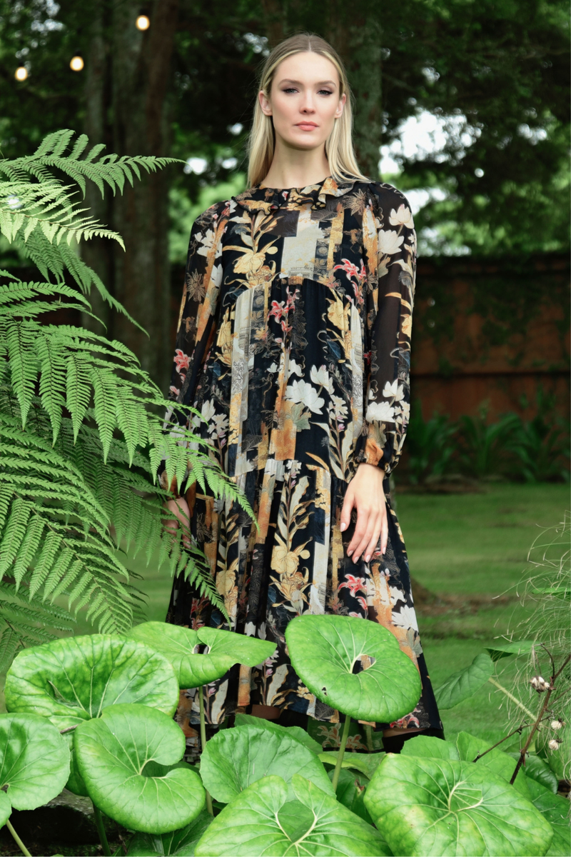 Curate Frock Star Dress Black Gold Pre-Order
