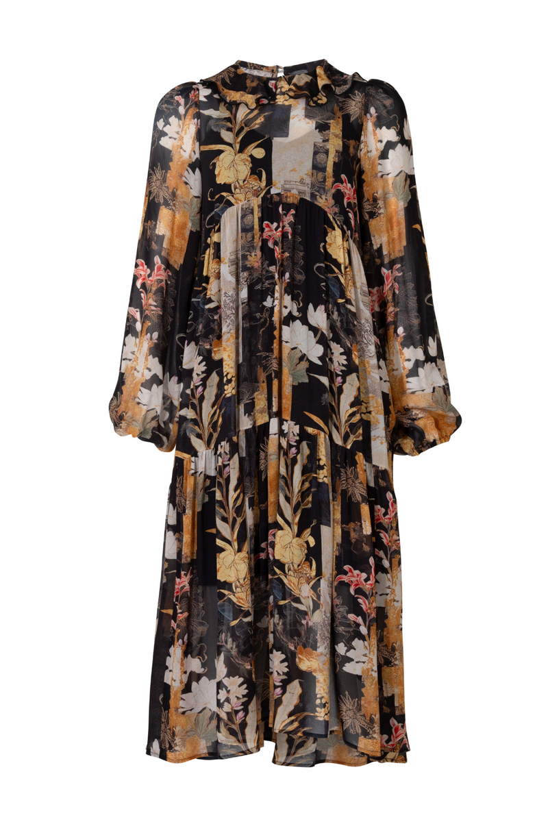 Curate Frock Star Dress Black Gold Pre-Order