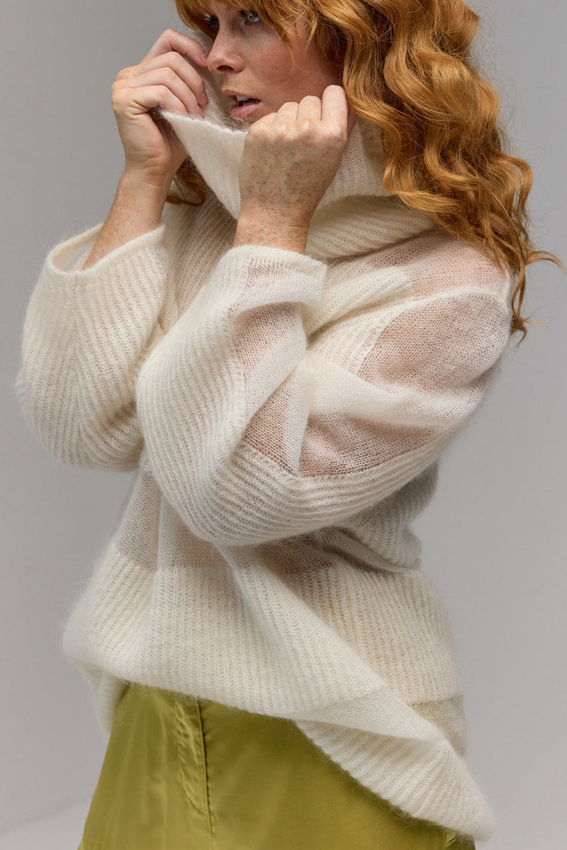 Dref by D Gelso Knit Winter White