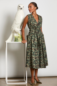 M.A.Dainty Gina Dress Camo