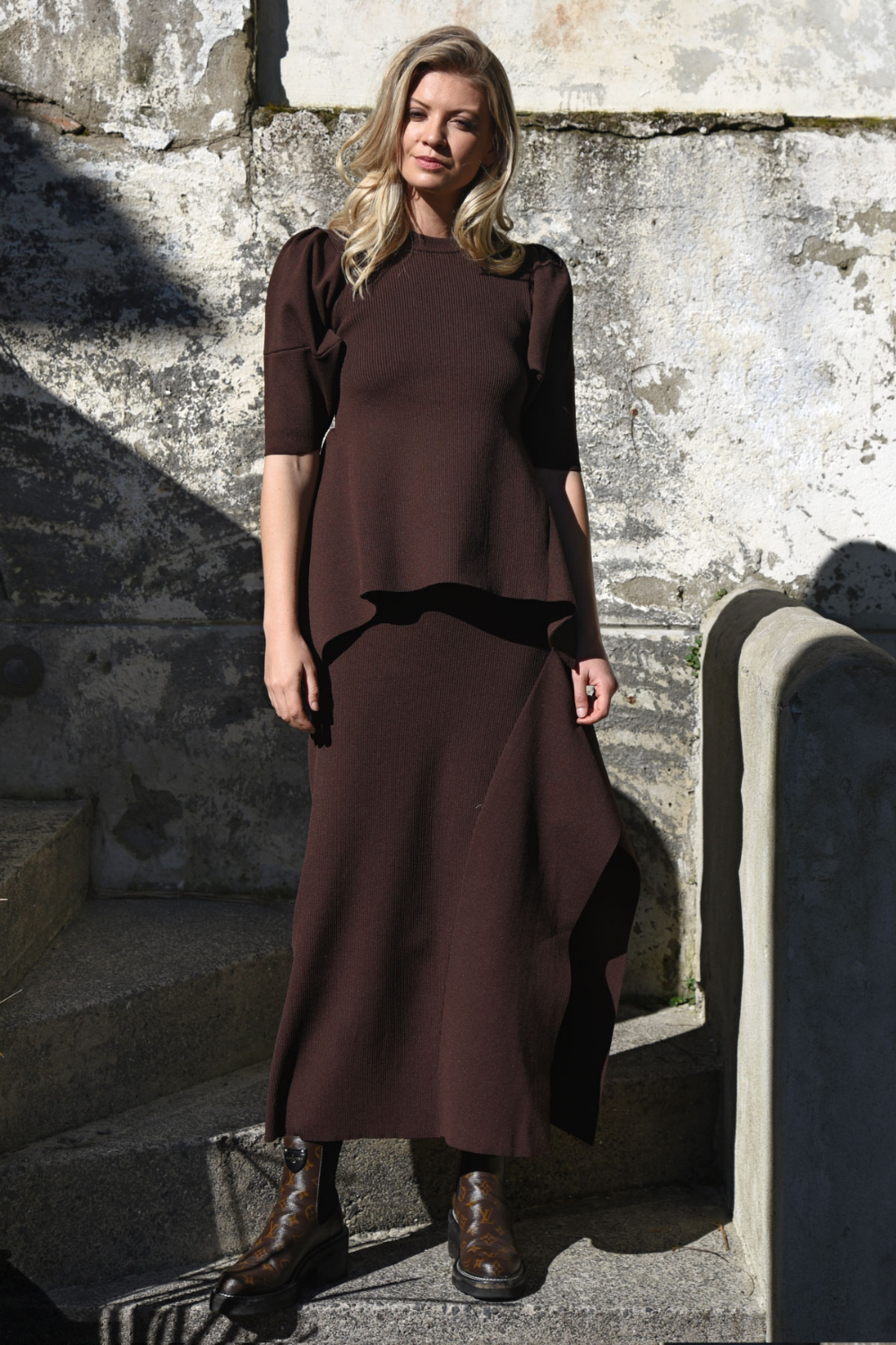 Trelise Cooper Gone With The Wave Skirt Chocolate Pre-Order