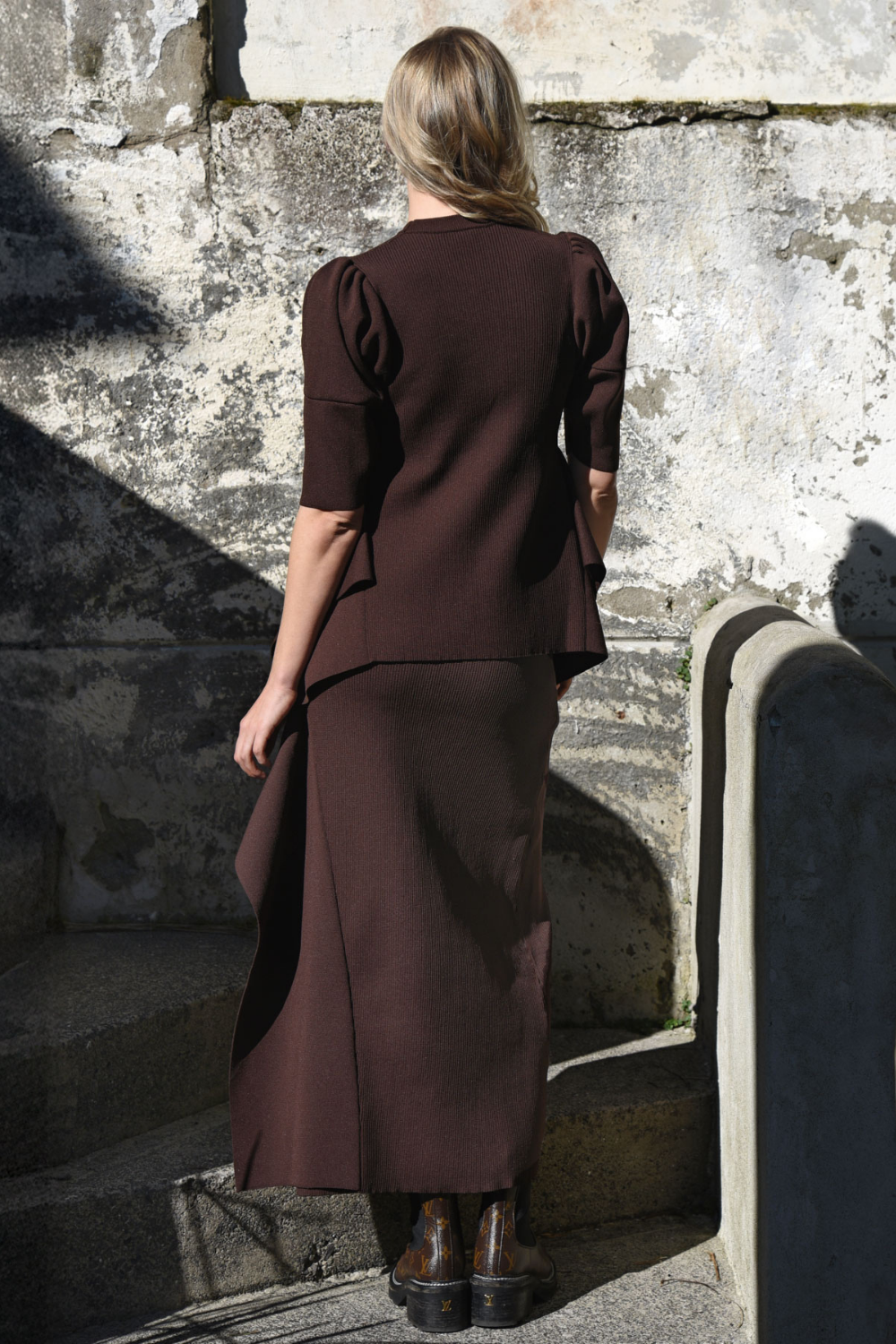 Trelise Cooper Gone With The Wave Skirt Chocolate Pre-Order