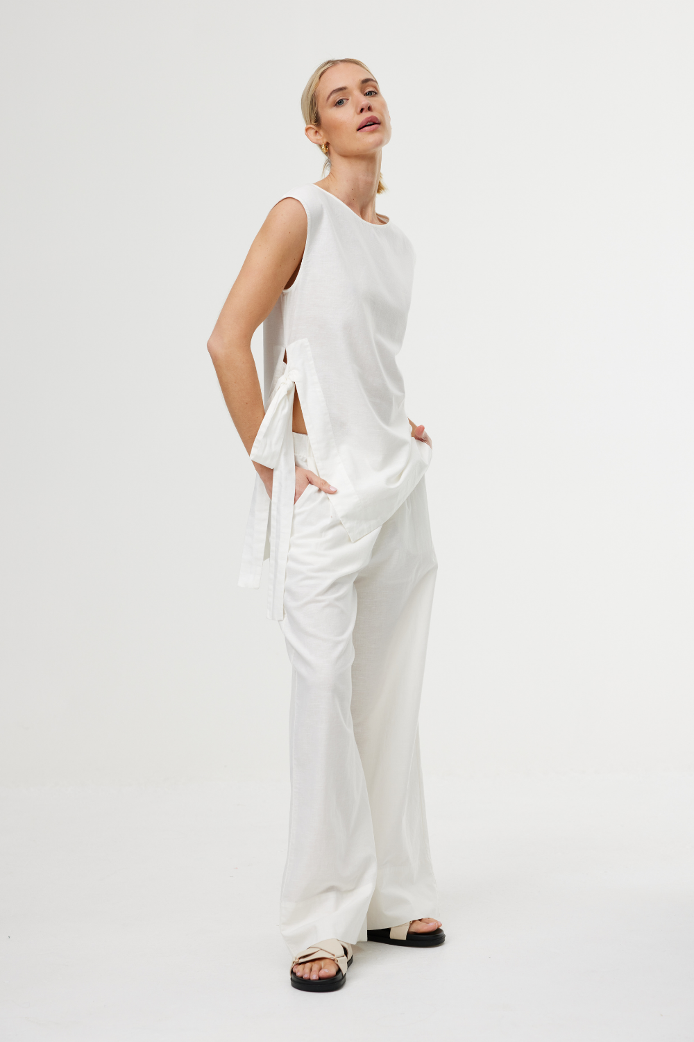 Kinney Hampton Pant Ivory