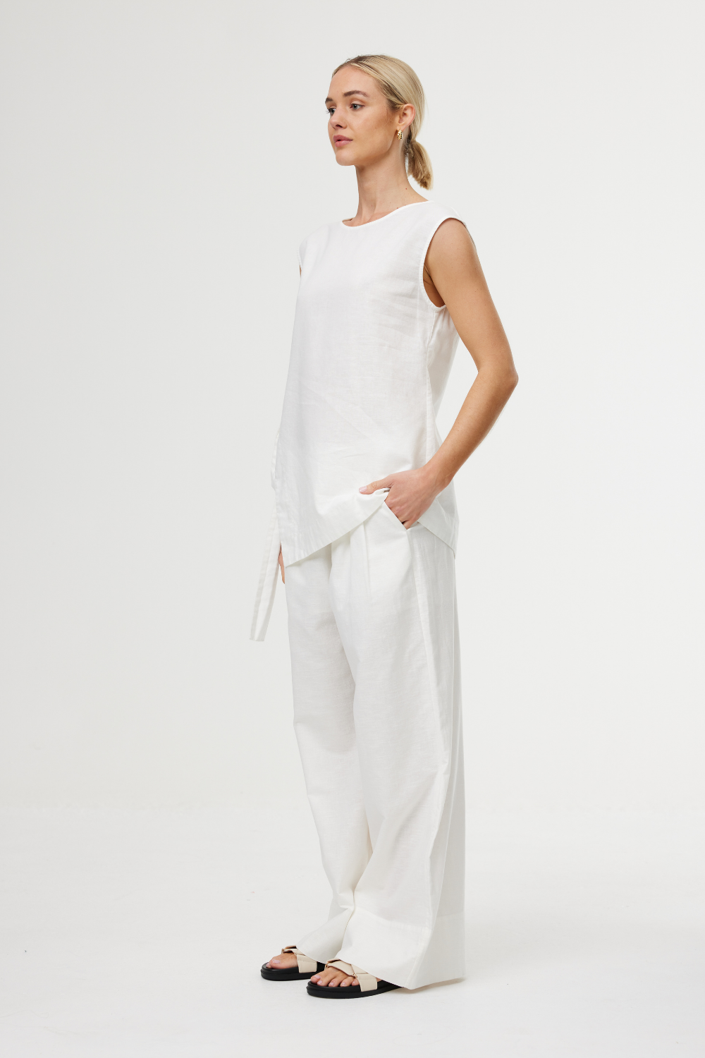 Kinney Hampton Pant Ivory