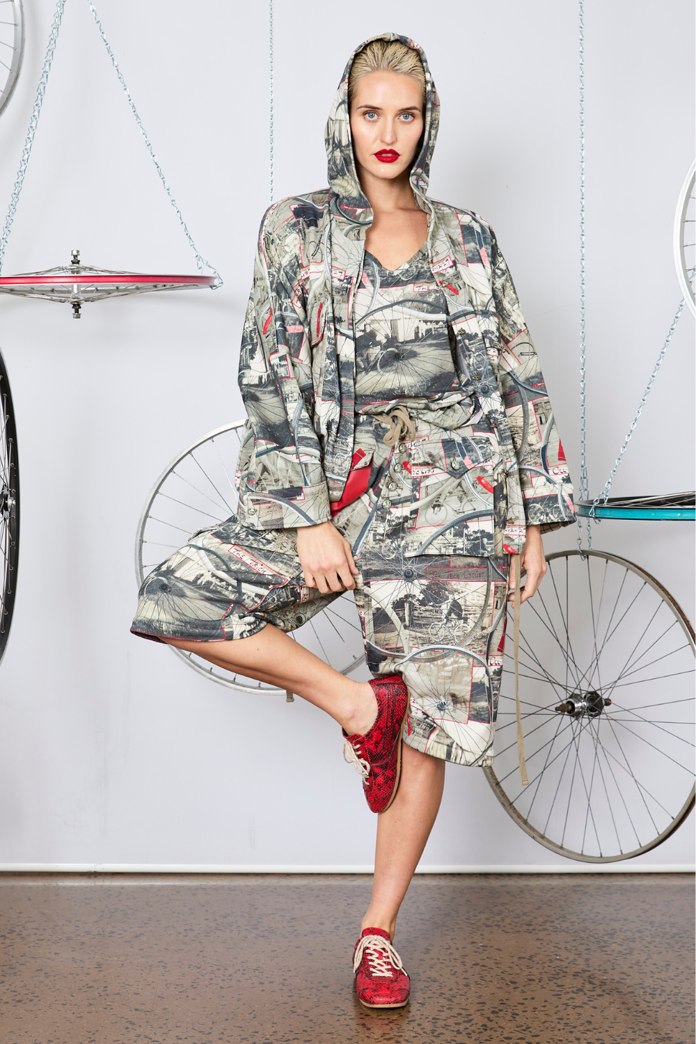 Circular by M.A.Dainty Helmet Hoodie Trick Cyclist