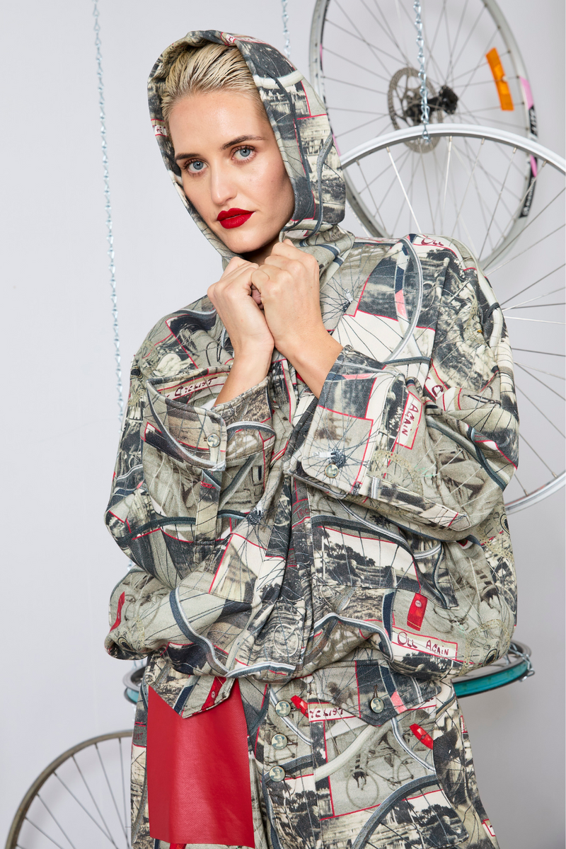 Circular by M.A.Dainty Helmet Hoodie Trick Cyclist