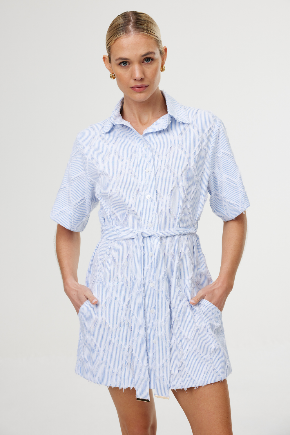 Kinney Immy Dress Cerulean Fray