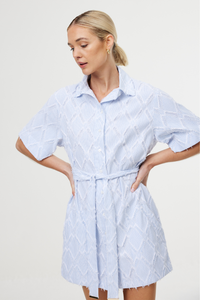 Kinney Immy Dress Cerulean Fray