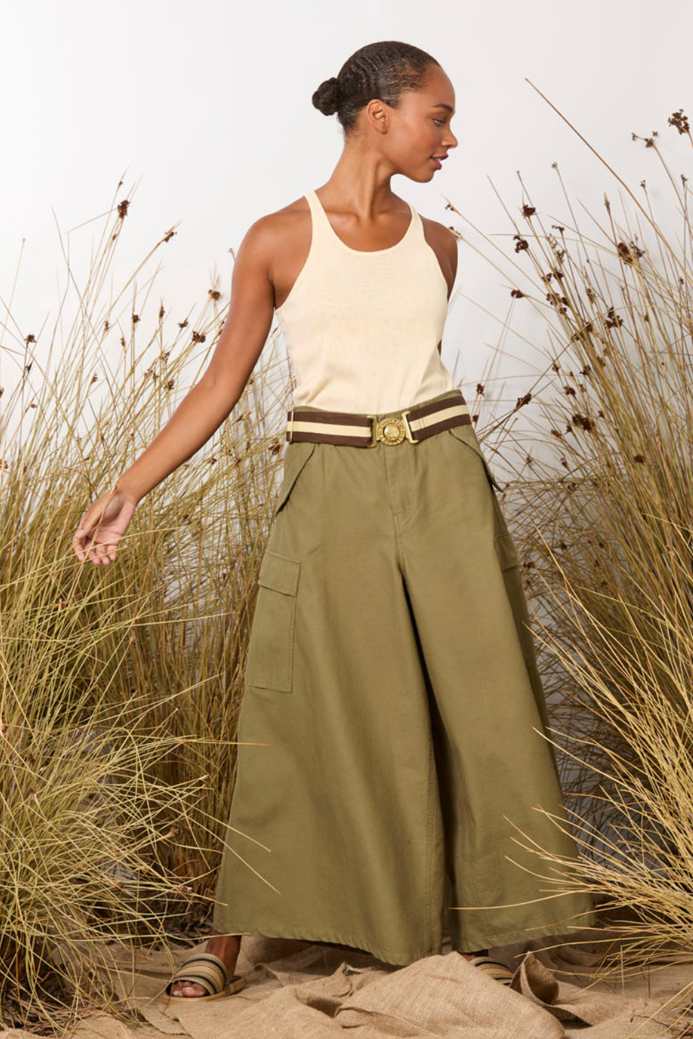 M.A.Dainty Indianna Pants Army