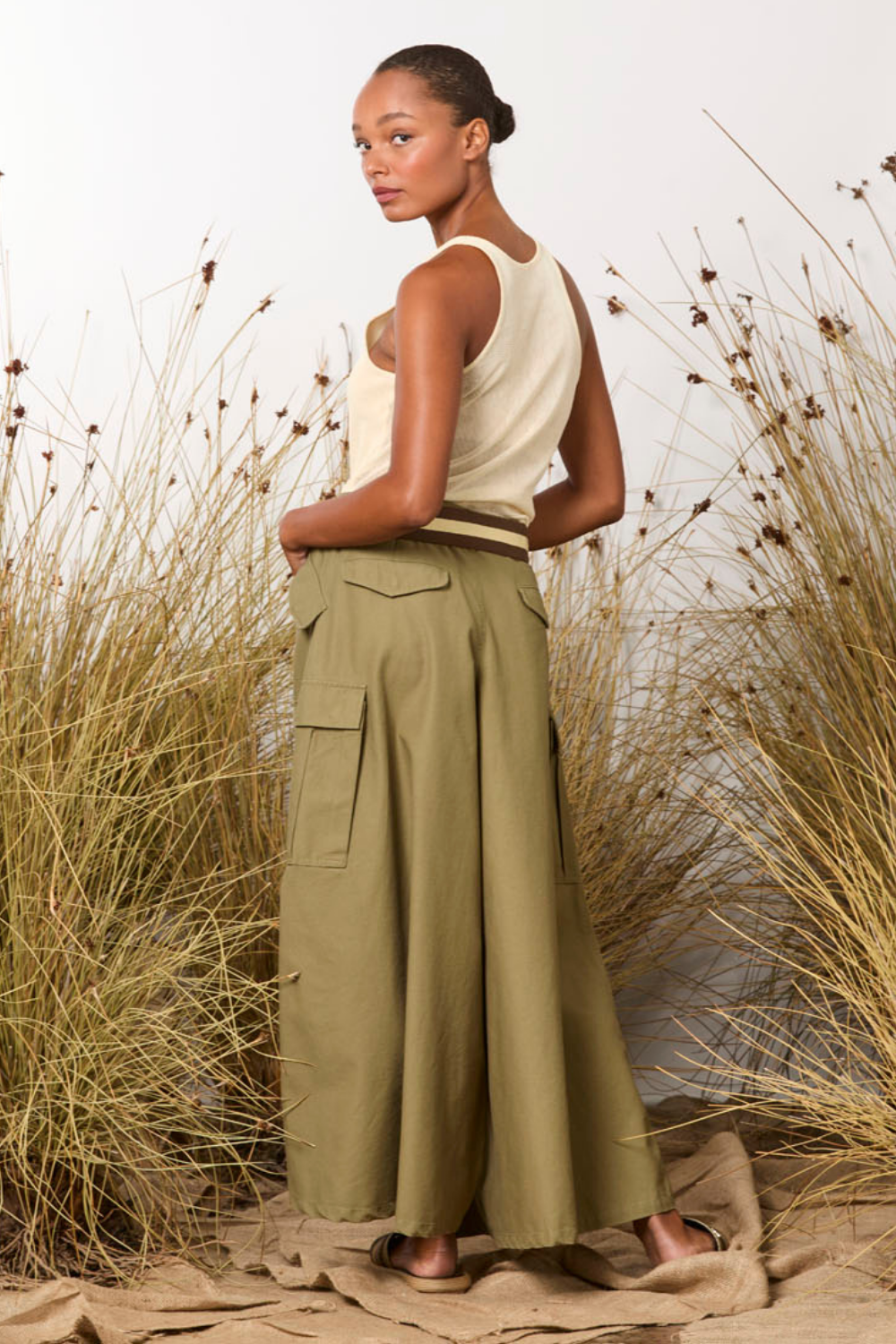 M.A.Dainty Indianna Pants Army