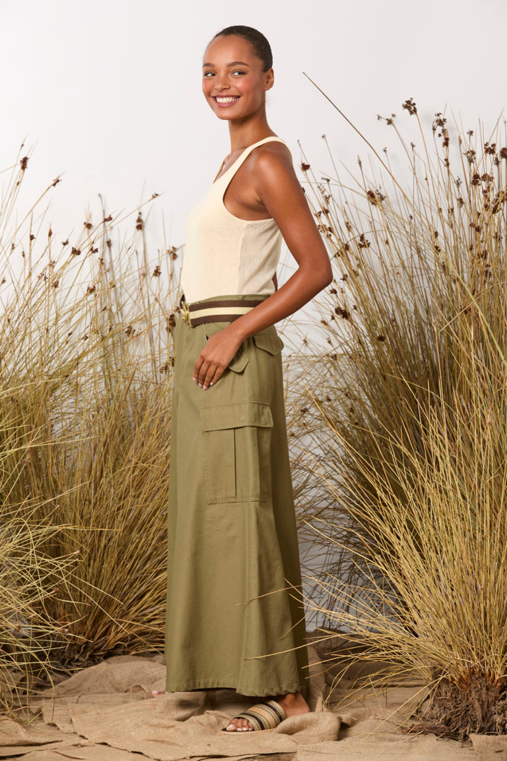 M.A.Dainty Indianna Pants Army