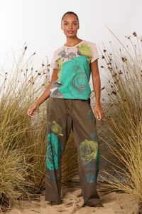 M.A.Dainty Journal Pant Camo Roses