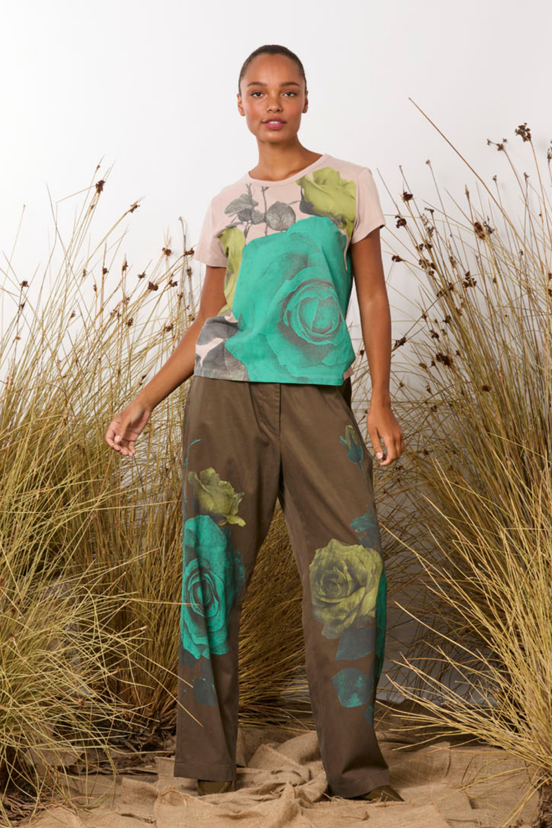 M.A.Dainty Journal Pant Camo Roses