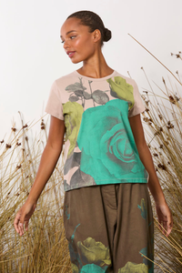 M.A.Dainty Lolly Tee Pink Roses