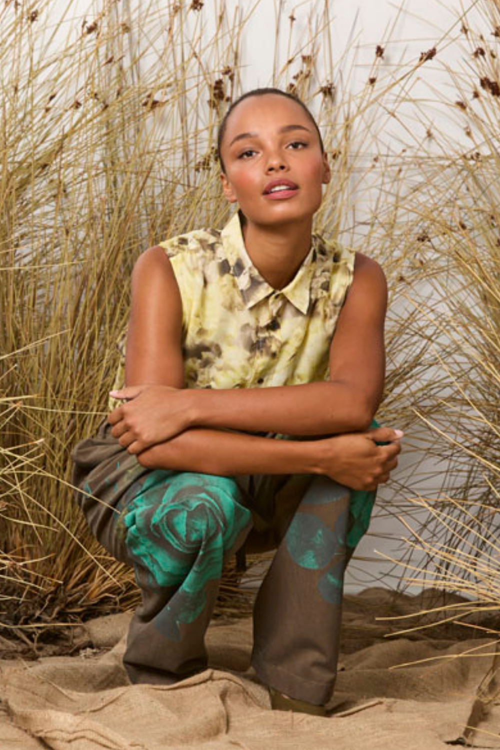 M.A.Dainty Journal Pant Camo Roses