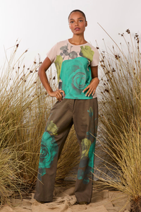 M.A.Dainty Journal Pant Camo Roses