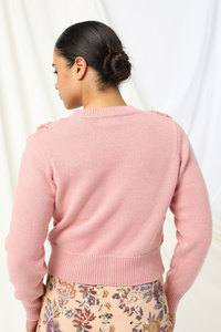 Kachel Audrey Cardigan Rose