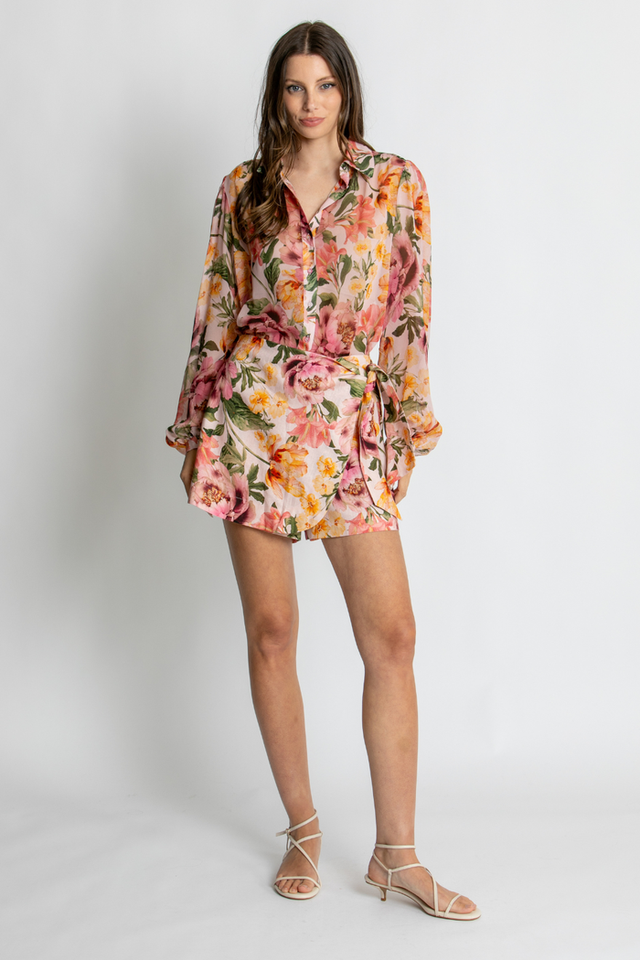 Kachel Ava Shirt Whispering Peonies