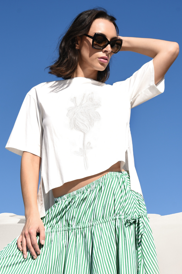 Cooper Keep To The Script T-Shirt White Pre-Order