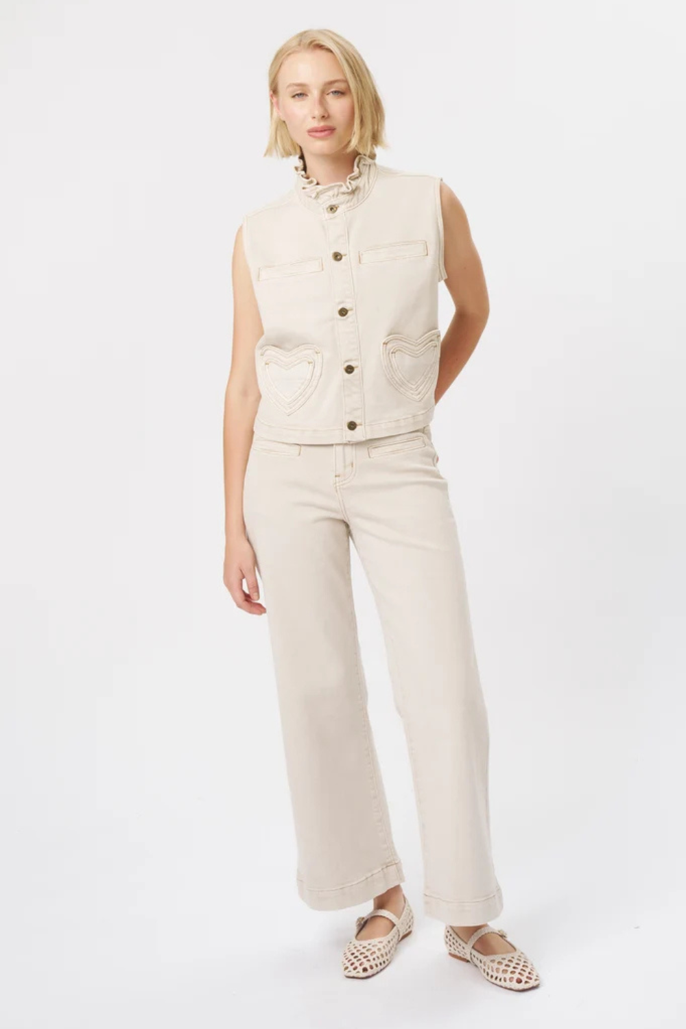 Kireina Freya Jeans Sand