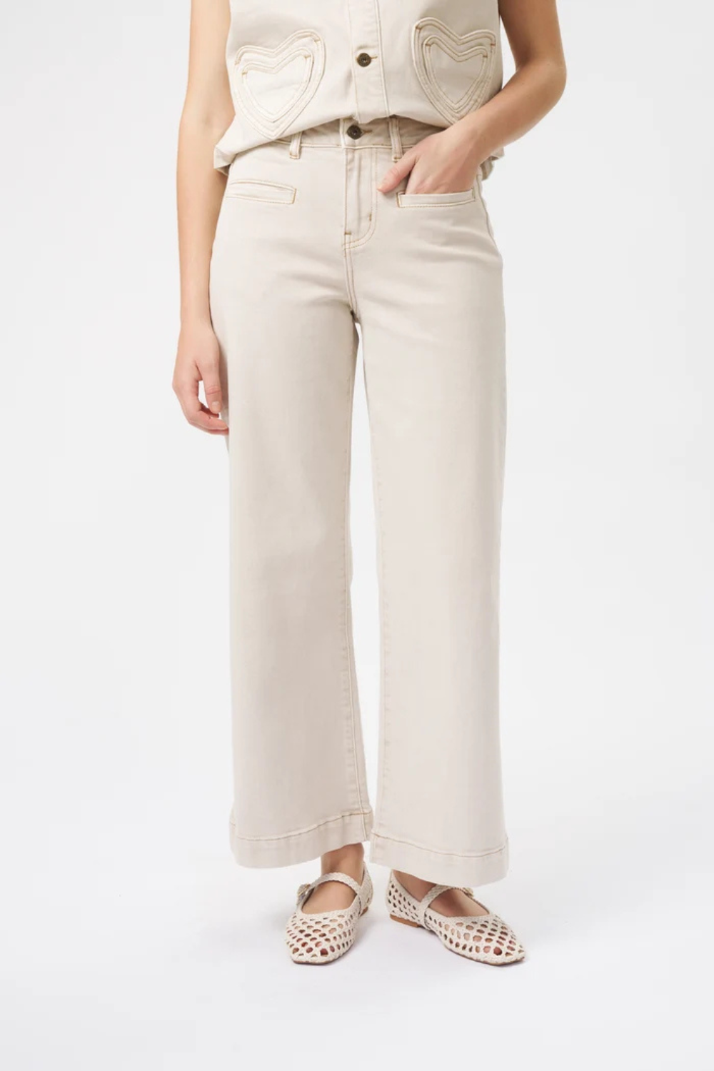 Kireina Freya Jeans Sand
