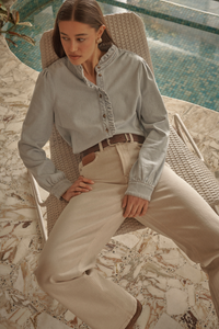 Kireina Yolanda Shirt Berkely Blue