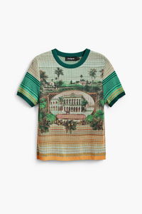 Desigual Landscape Knit T-Shirt