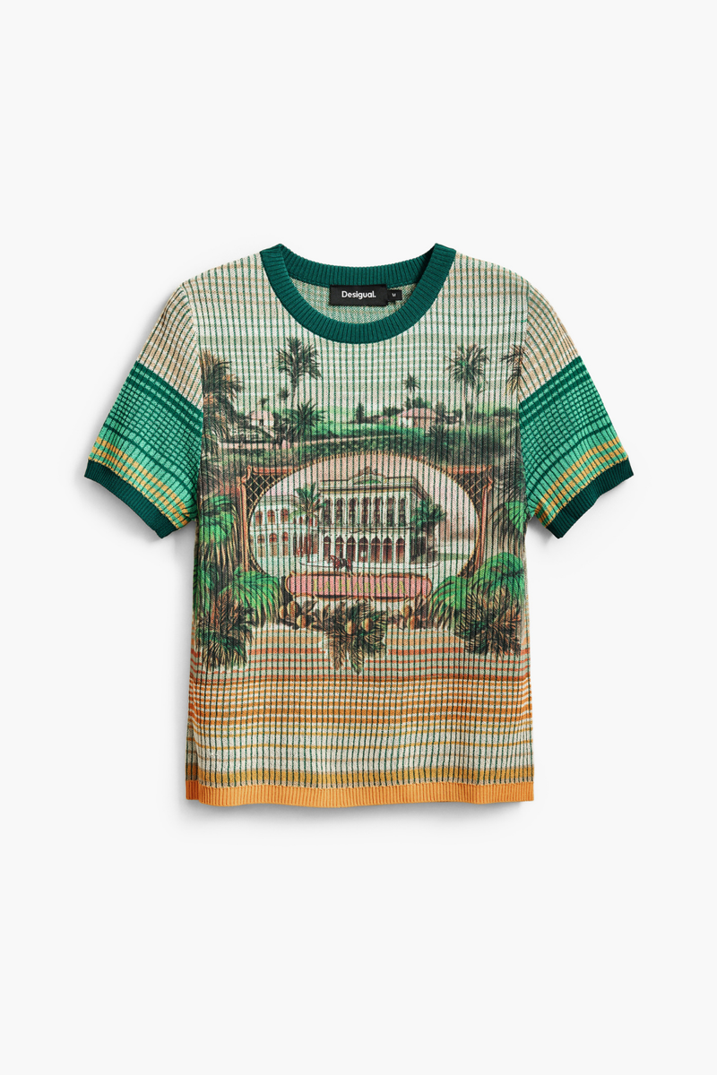 Desigual Landscape Knit T-Shirt