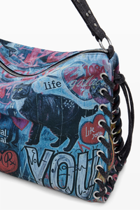 Desigual Large Graffiti Bag
