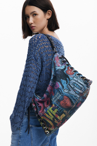 Desigual Large Graffiti Bag