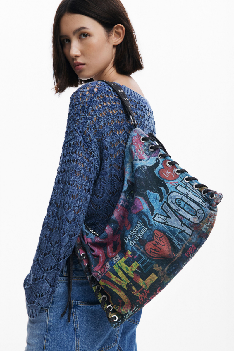 Desigual Large Graffiti Bag