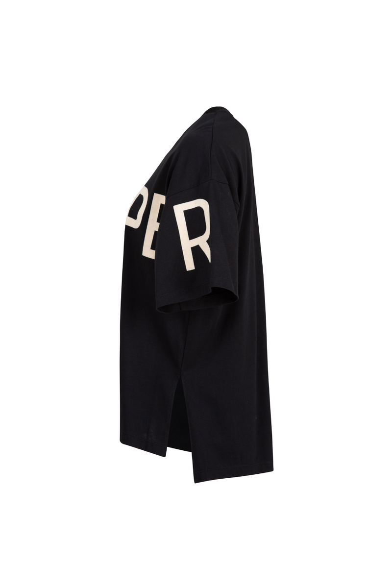 Cooper Left Hanging Tee Black