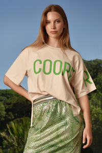 Cooper Left Hanging Tee Blush