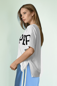 Cooper Left Hanging Tee White