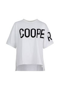 Cooper Left Hanging Tee White