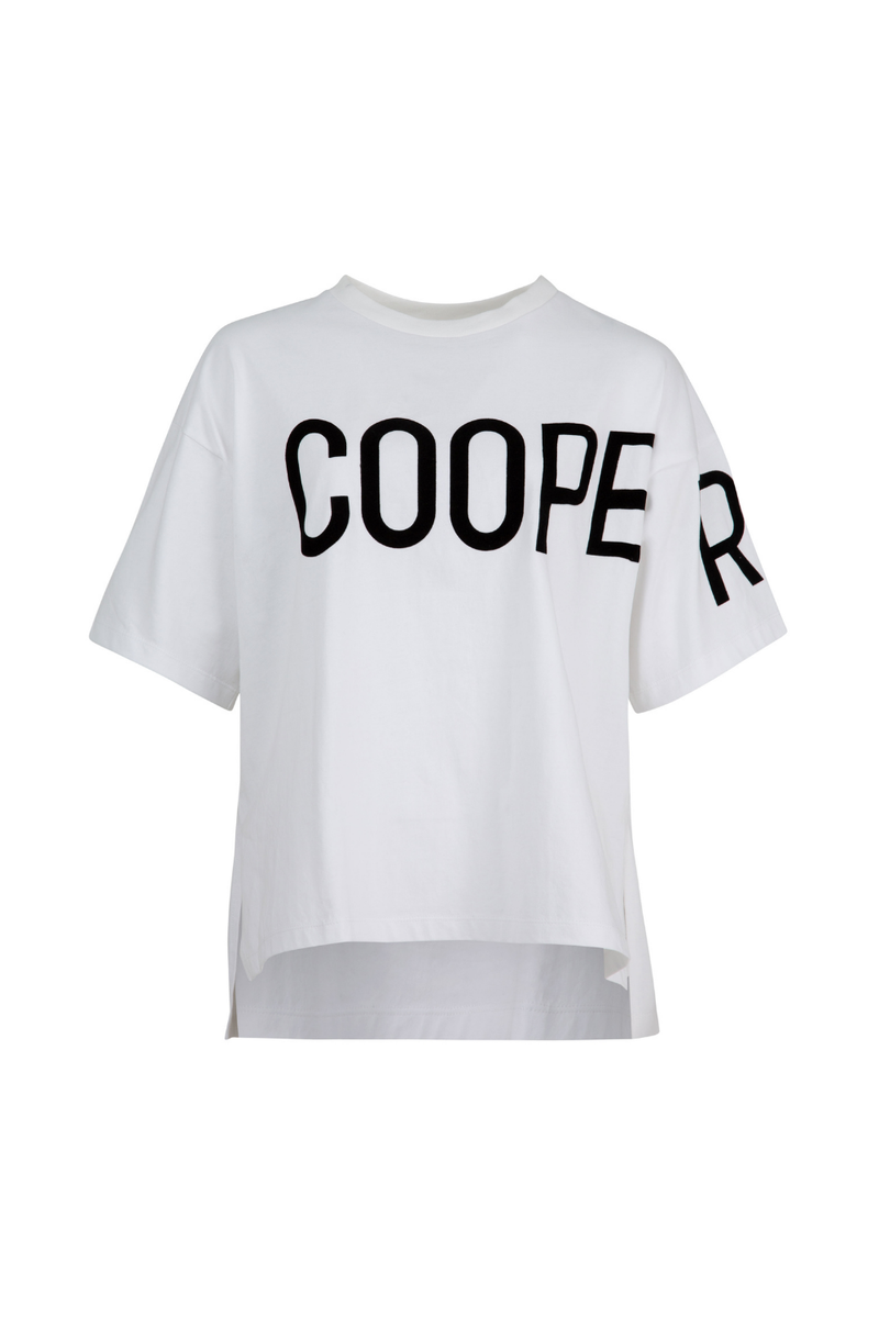 Cooper Left Hanging Tee White
