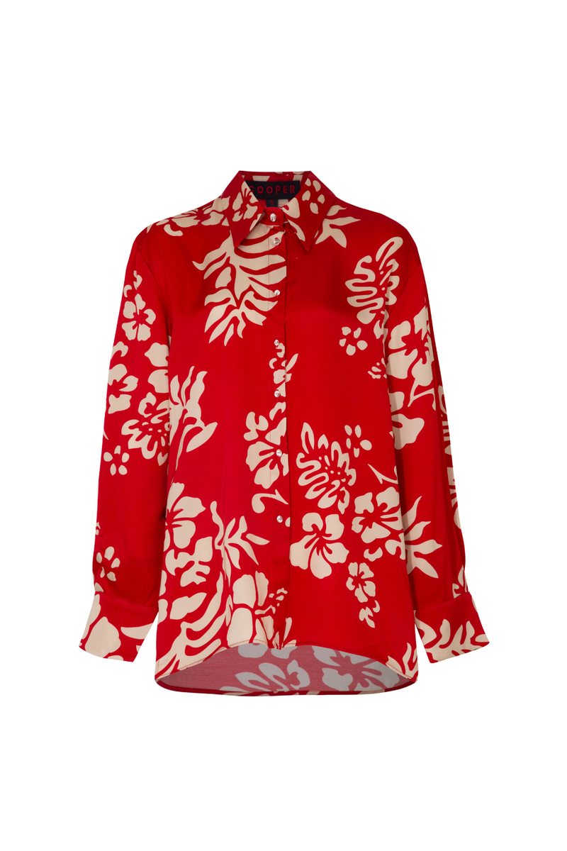 Cooper Let The Sun Shine Shirt Red Hibiscus Pre-Order