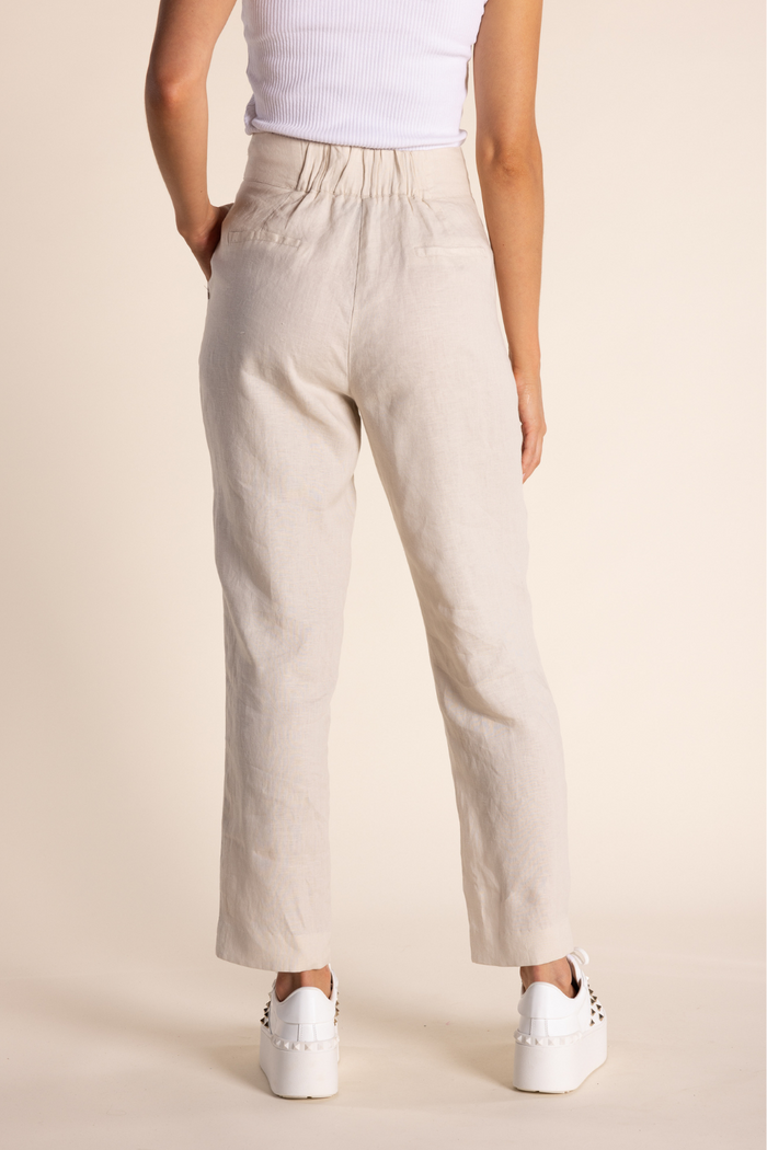 Two T's Linen 7/8 Pant Natural