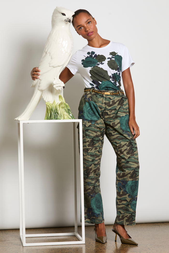 M.A.Dainty Lolly Tee White Rose
