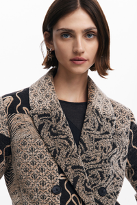 Desigual Long Patch Coat