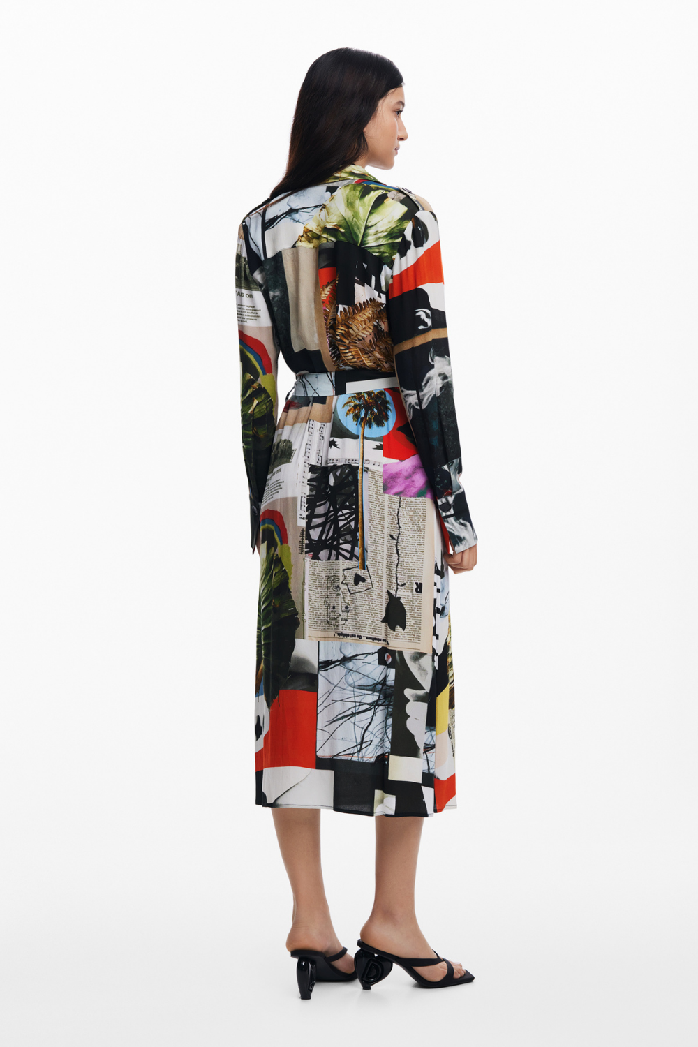 Desigual Long Shirt Dress By M. Christian Lacroix