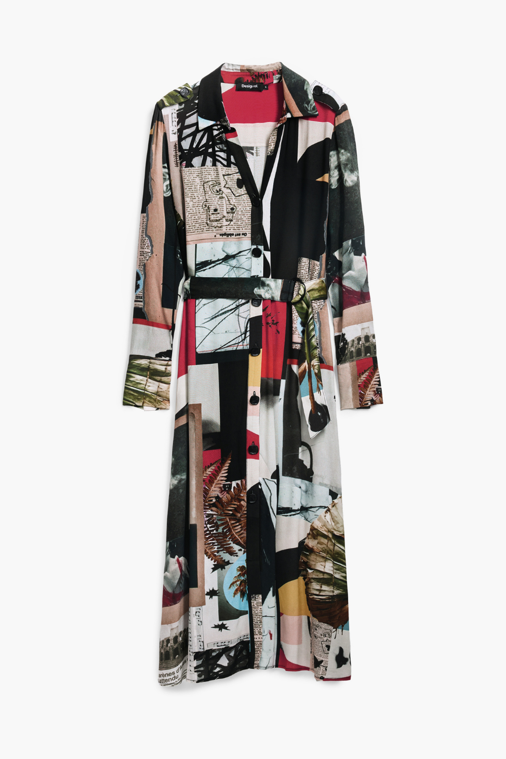 Desigual Long Shirt Dress By M. Christian Lacroix