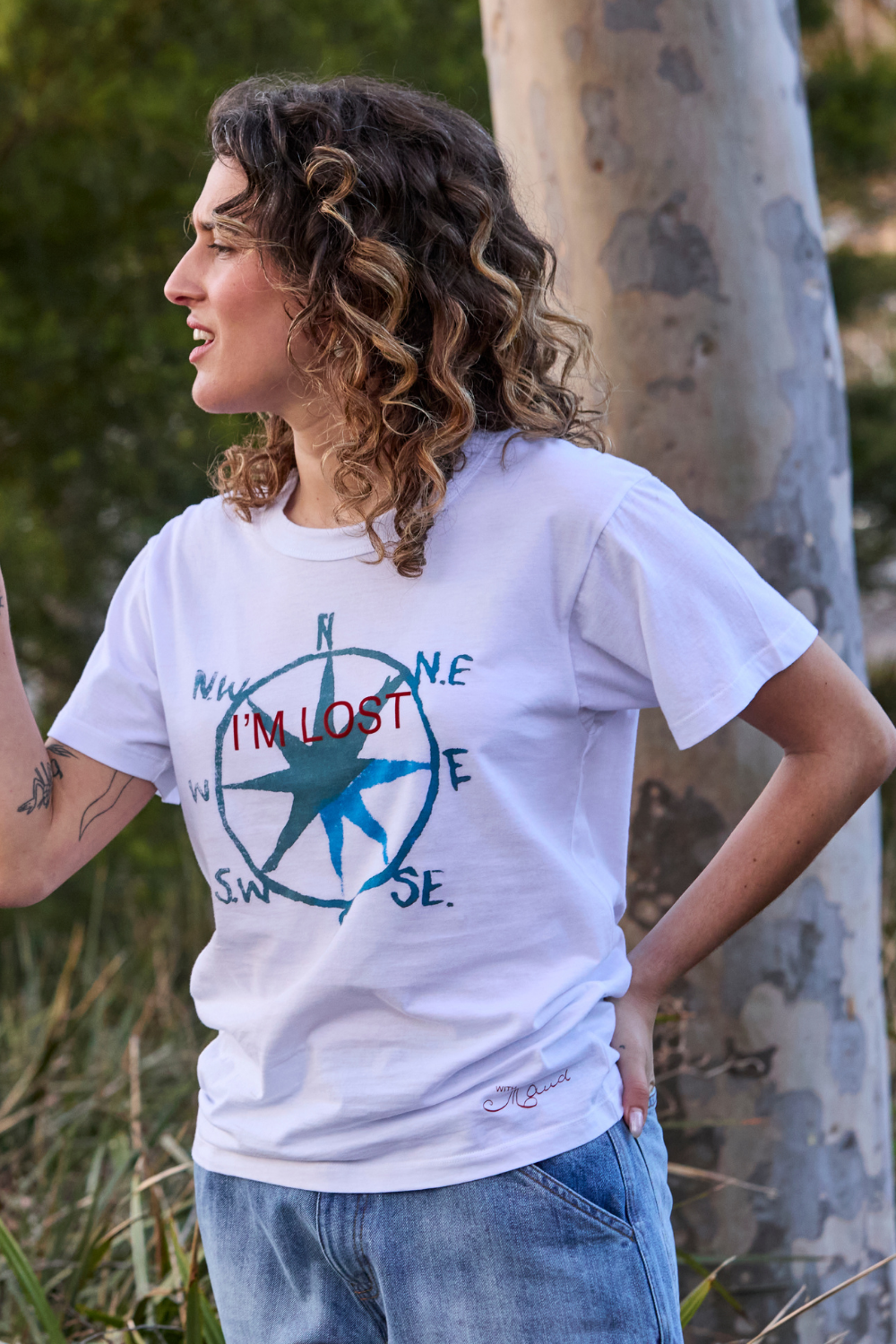Circular by M.A.Dainty Reflections Tee Lost